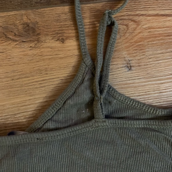 AE ribbed knit tank olive green - Picture 6 of 8